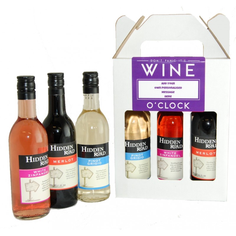 Personalised Wine O'Clock Gift