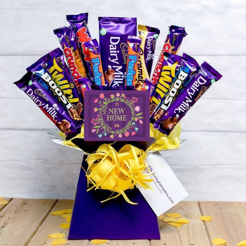 New Home Deluxe Cadburys Chocolate Bouquet