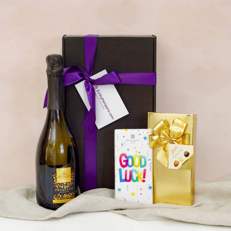 Good Luck Prosecco & Chocolates Box