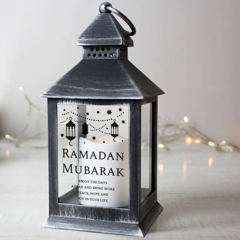 Personalised Eid Black Lantern